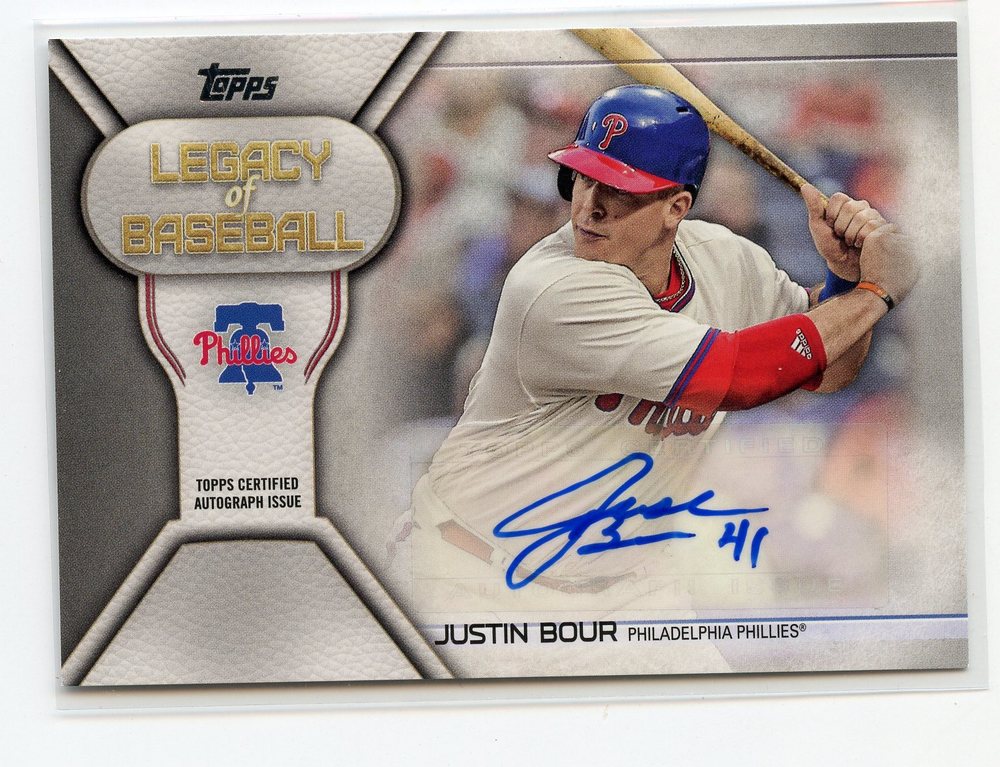2019 Topps Legacy of Baseball Autographs #LBAJBO Justin Bour