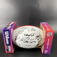 NFL - Chiefs Super Bow 57 Chiefs Multi Signed Football With 14 Signature...