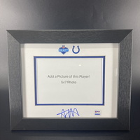 NFL - Colts Adonai Mitchell Signed NFL Draft Picture Frame