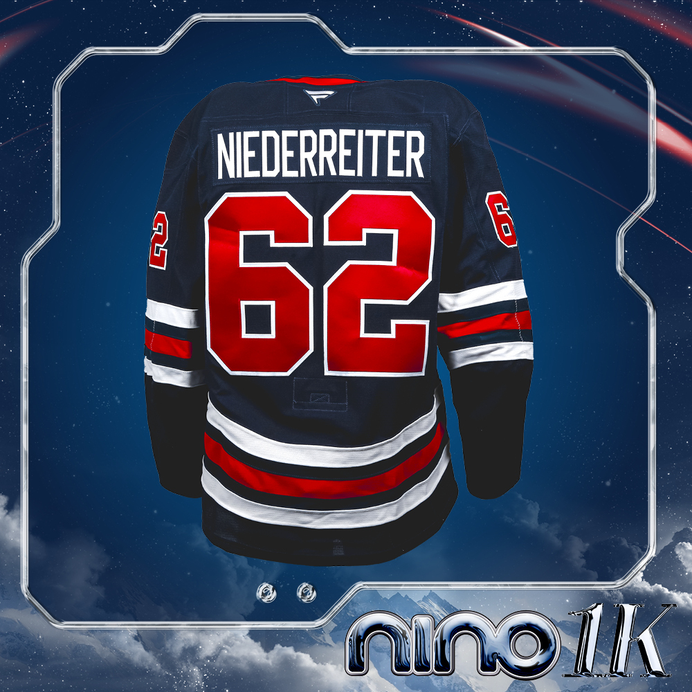 Haydn Fleury #24 Warmup Issued Nino Niederreiter Commemorative Jersey