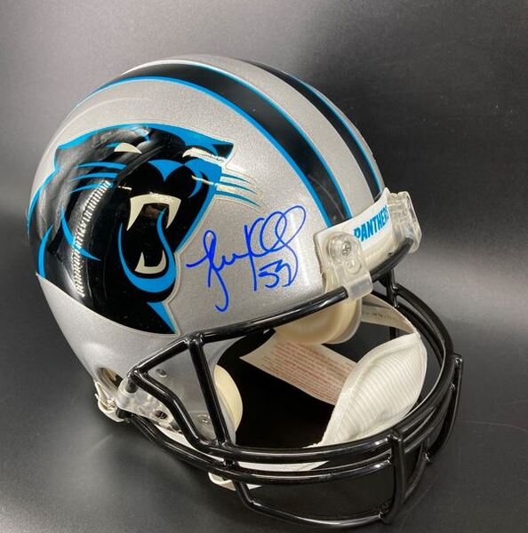 NFL - Panthers Luke Kuechly Signed Authentic Proline Helmet
