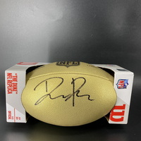 NFL - Cardinals  Darius Robinson Signed Gold Composite Football
