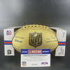 NFL - Eagles Jihaad Campbell Signed Gold Composite Football