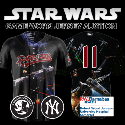 Outfielder Jared Wegner #11, Size 46 (LG), Game-Worn and signed Star Wars Jersey