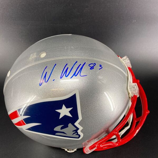 NFL - Patriots Wes Welker Signed Authentic Proline Helmet