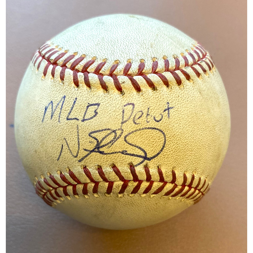 Game-Used Baseball: Justin Verlander Detroit Tigers Pitch