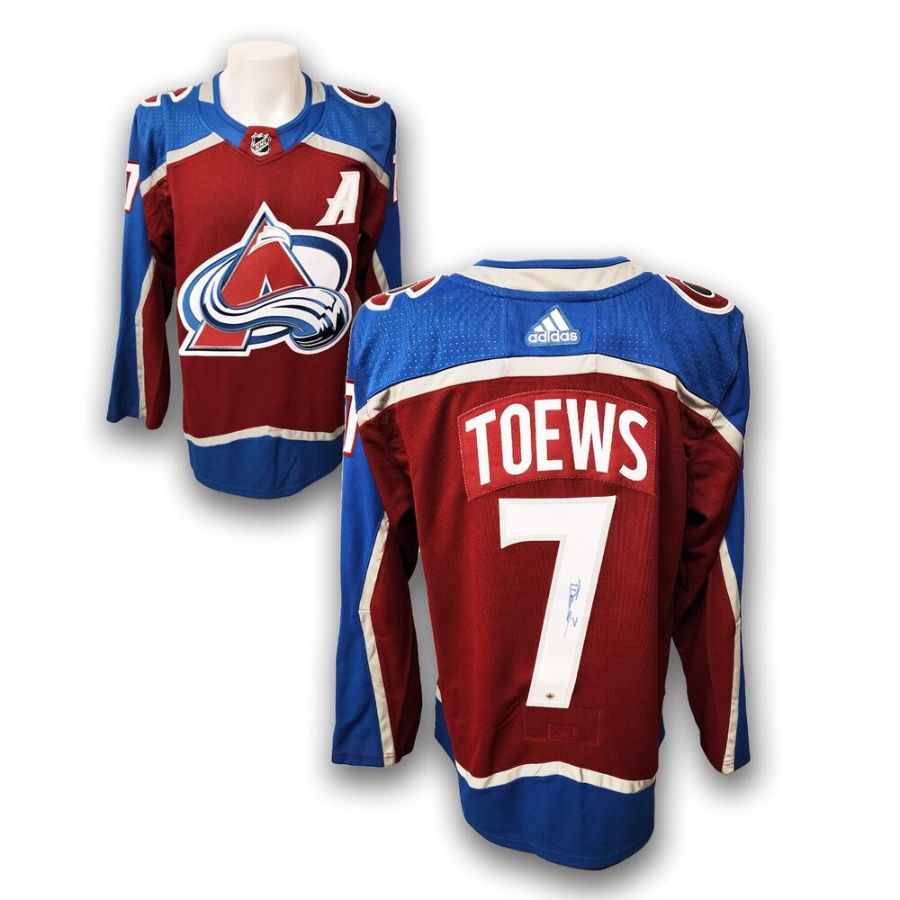 Devon Toews Autographed Colorado Avalanche Home Adidas Jersey
