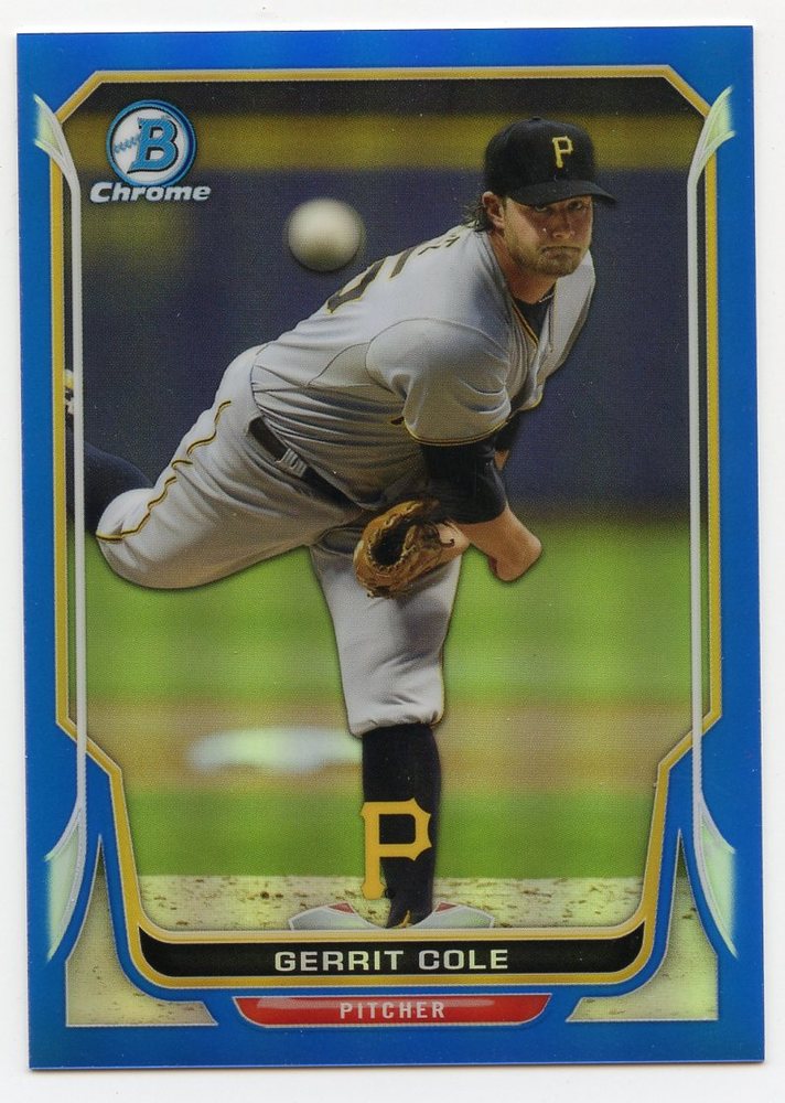 2014 Bowman Chrome Blue Refractors #88 Gerrit Cole
