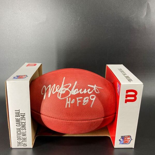HOF - Steelers Mel Blount Signed Authentic Football