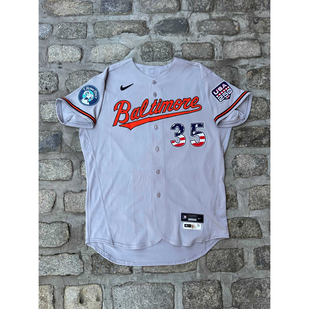 Adley Rutschman: USA 250 4th of July Jersey & Cap - Game-used