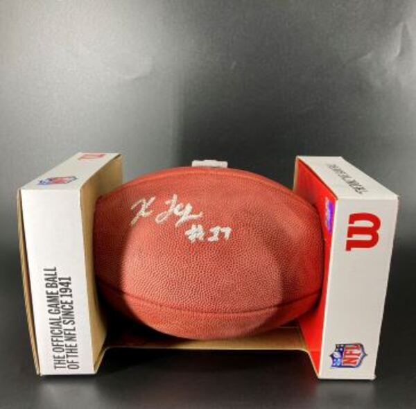 NFL - Panthers Xavier Legette Signed Authentic Football