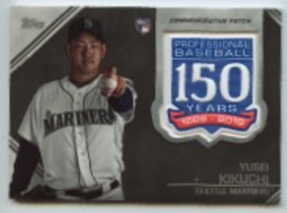 2019 Topps Update 150th Anniversary Manufactured Patches #AMPYK Yusei Kikuchi