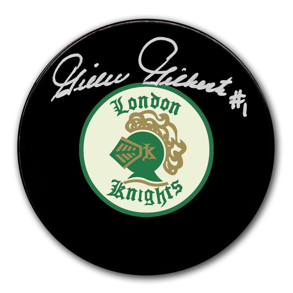 Gilles Gilbert London Knights Autographed Puck