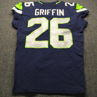 Crucial Catch - Seahawks Shaquill Griffin Game Used Jersey Size 42 (10/7...