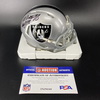 HOF - Raiders Fred Biletnikoff Signed Mini Helmet with HOF 88 Inscription