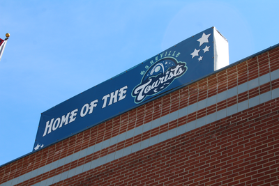 Home of the Tourists Banner
