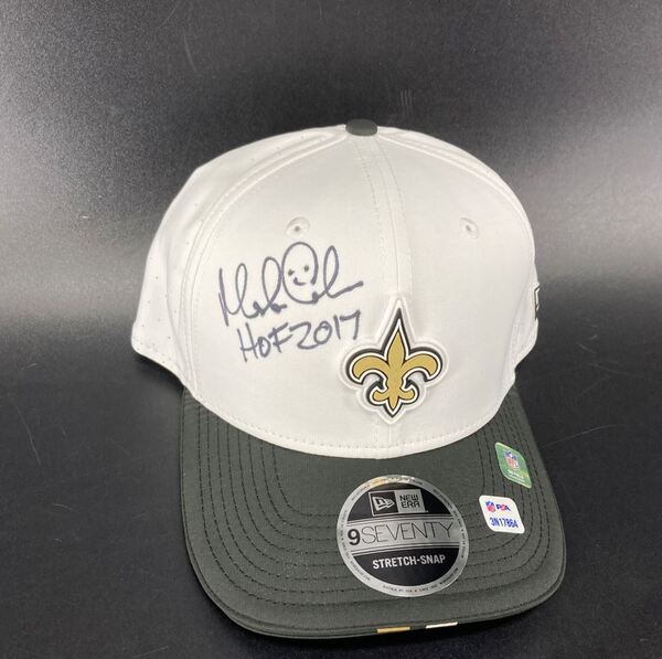 HOF - Saints Morten Anderson Signed 2025 Training Cap Hat