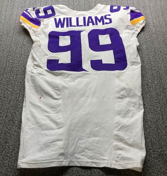 Dublin Games - Vikings Elijah Williams Game Worn Jersey (9/28/2025) Size...