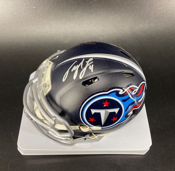 Titans - Tyler Lockett Signed Mini Helmet (Not Authenticated)