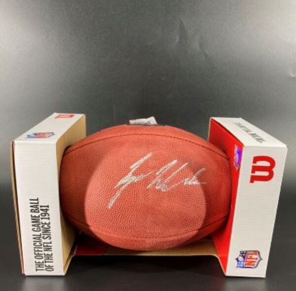 NFL - Saints Tyree Wilson Signed Authentic Football