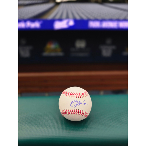Photo of Bryce Harper Autographed Baseball
