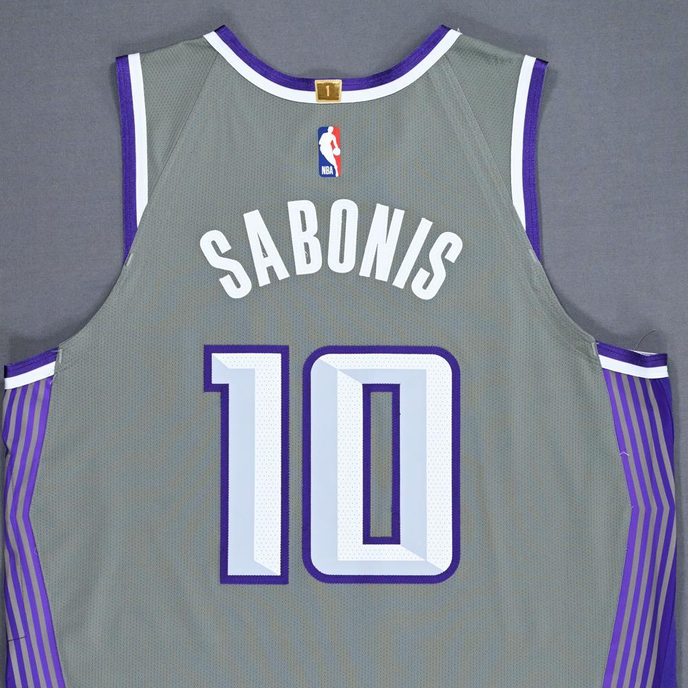 Domantas Sabonis Sacramento Kings GameWorn City Edition Jersey