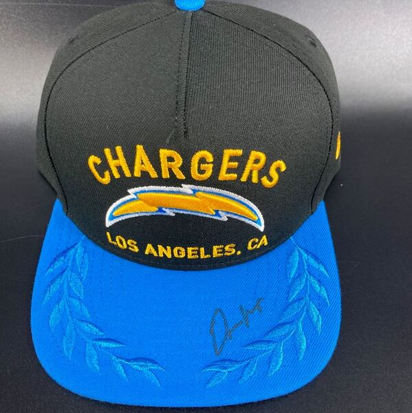 NFL - Chargers Omarion Hampton Signed Draft Hat