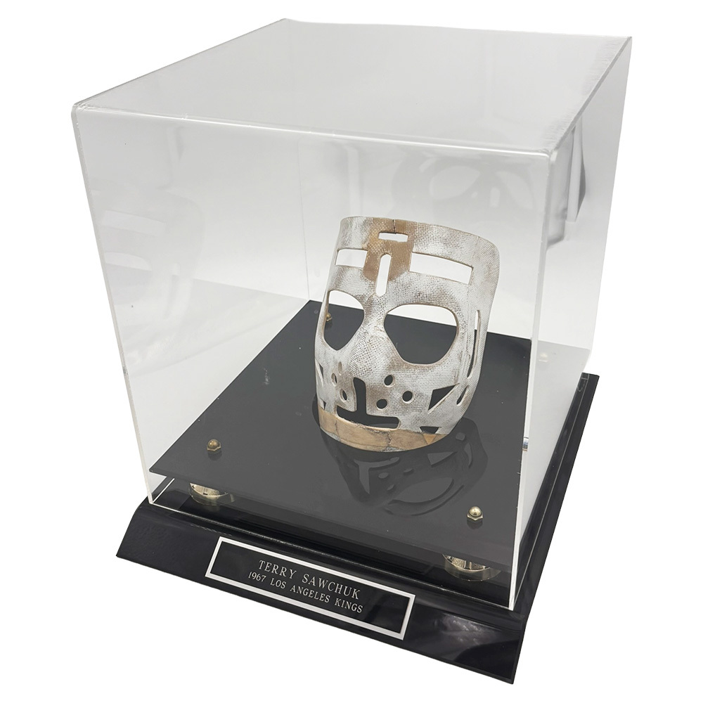 Terry Sawchuk Replica Mask with Display