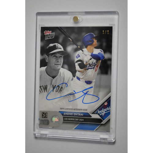 スポーツ選手 Shohei Ohtani Topps 1/1 2025 Topps Series 1 Shohei Ohtani #1 Los Angeles Dodgers