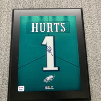 NFL - Eagles Jalen Hurts Signed Jersey Number Plaque