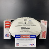 NFL - Lions Mekhi Wingo Signed White Composite Football