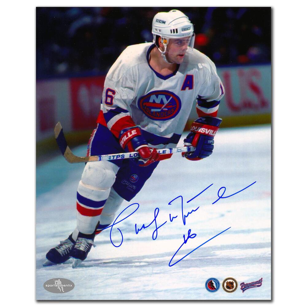 Pat Lafontaine New York Islanders RUSH Autographed 8x10