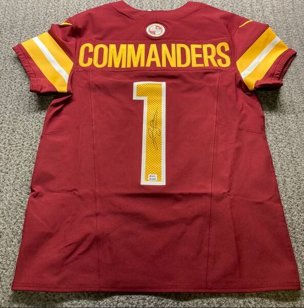 NFL - Commanders Jaylin Lane Signed #1 Draft Jersey