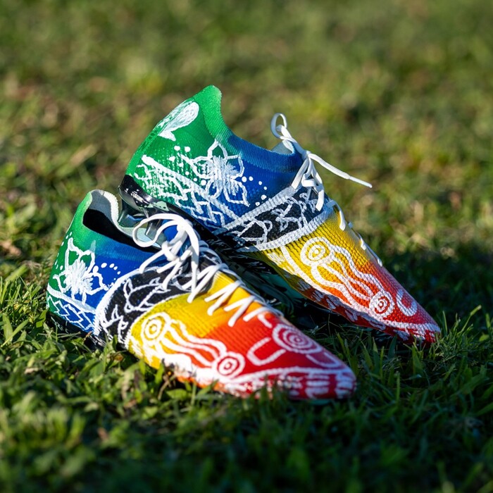 Photo of Zac Laybutt 2026 Indigenous Match-Worn Boots