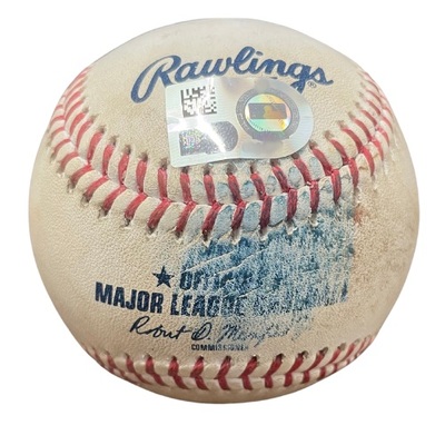 Colson Montgomery Game Used Baseball - Foul