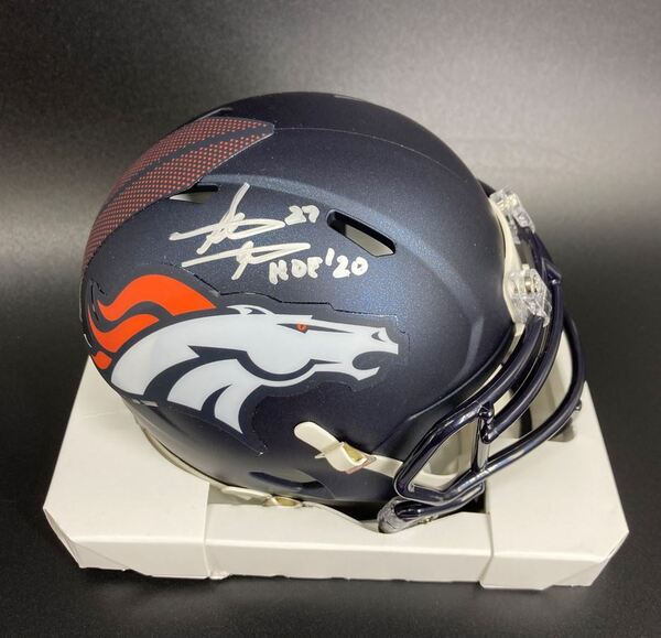 HOF - Broncos Steve Atwater Signed Mini Helmet