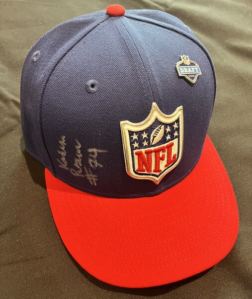 Kadyn Proctor Autographed NFL Draft Hat