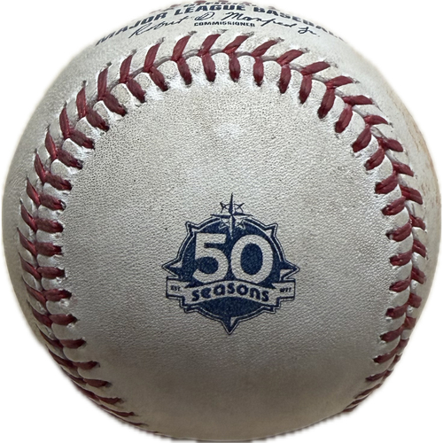 2024 Game Used Ball - Jasson Dominguez 1st Home Run of 2024 (5th