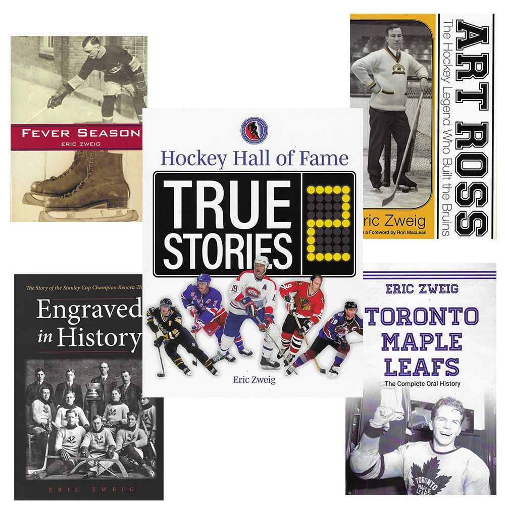Eric Zweig Autographed Hockey Books - Lot of Five
