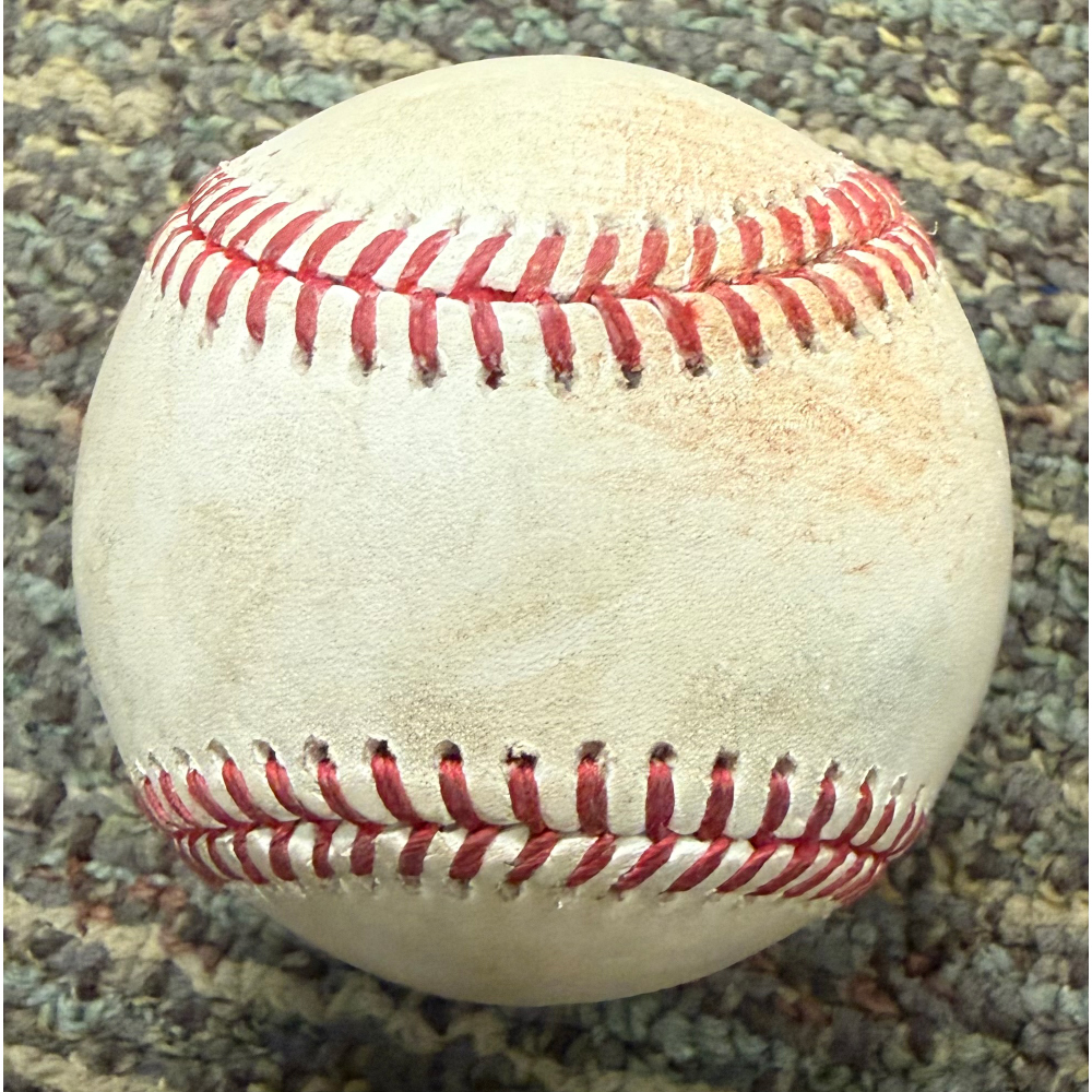 Game-Used Baseball: Junior Caminero Tampa Bay Rays Single (MLB