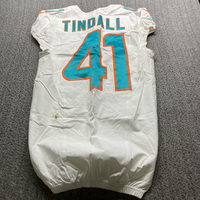 International Games - Dolphins Channing Tindall Game Worn Jersey (11/05/...