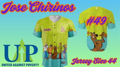 Scooby Doo Night Jersey #49 Jose Chirinos