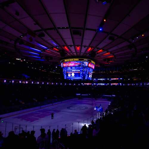 NEW YORK RANGERS VS. MONTREAL AT MADISON SQUARE GARDEN