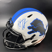 NFL - Lions Hendon Hooker Signed Authentic Lunar Eclipse Speed Helmet
