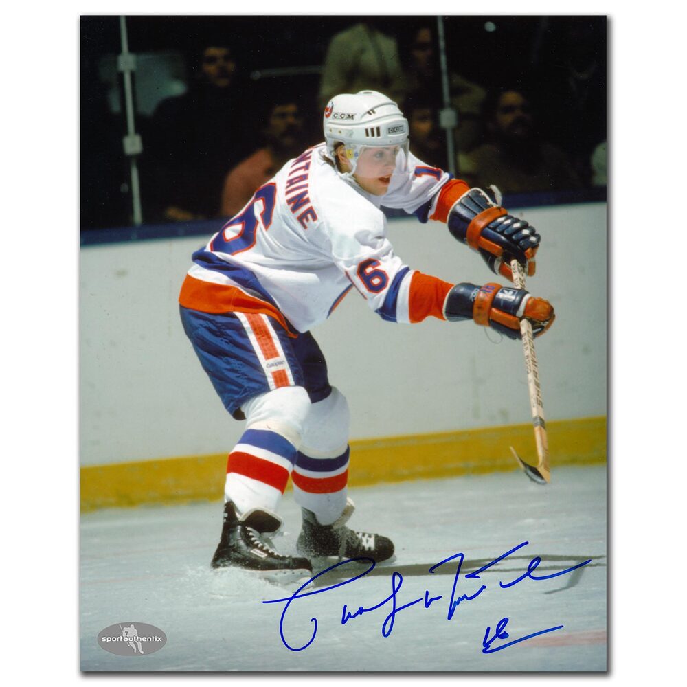 Pat Lafontaine New York Islanders PASS Autographed 8x10