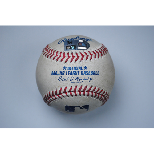 Photo of Game-Used Baseball - 6/30/26 vs. LAD - Top 3 - H: Freddie Freeman - P: Jeffrey Springs - Double