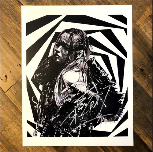 Io Shirai SIGNED 11 x 14 Rob Schamberger Print