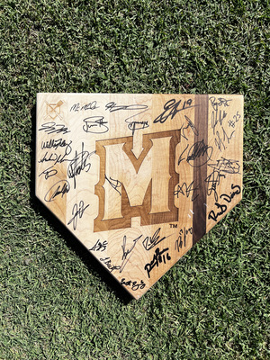 Modesto Nuts Team Autographed Cutting Board