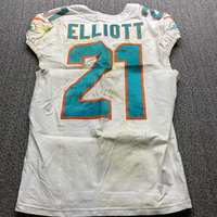 International Games - Dolphins DeShon Elliott Game Worn Jersey (11/05/23...