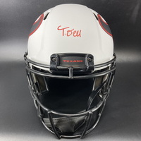 NFL - Texans Tank Dell signed Authentic Lunar Eclipse Speed Helmet
